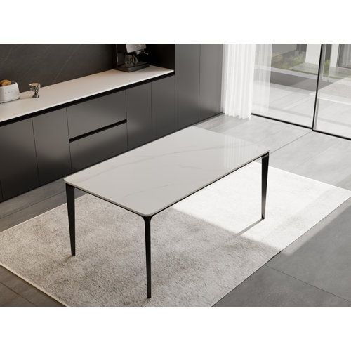 Oliver Joseff 63" Modern Dining Table Marble Kitchen Table for 6